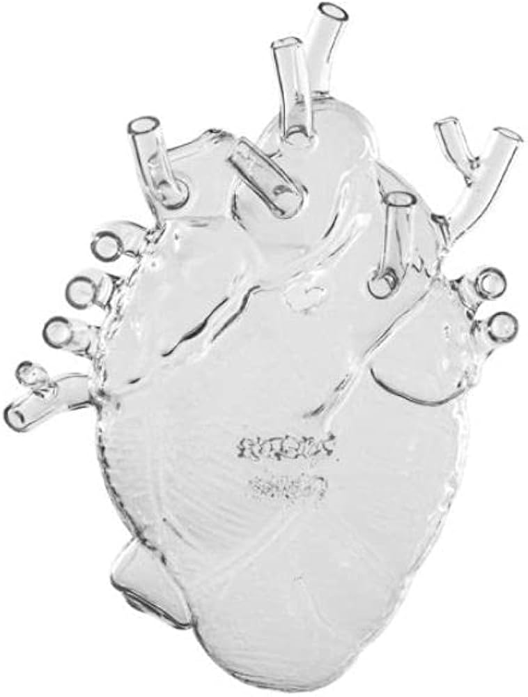 Amazon.co.jp: 花瓶 SELETTI LOVE IN BLOOM ガラスベース フラワー