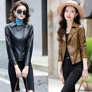 Amazon | [NBLL] シープスキン ラム革 レザーコート レディース