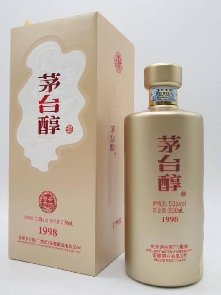 Amazon.co.jp: 中国白酒 茅台醇1998（まおたいじゅん1998）500ml 53度