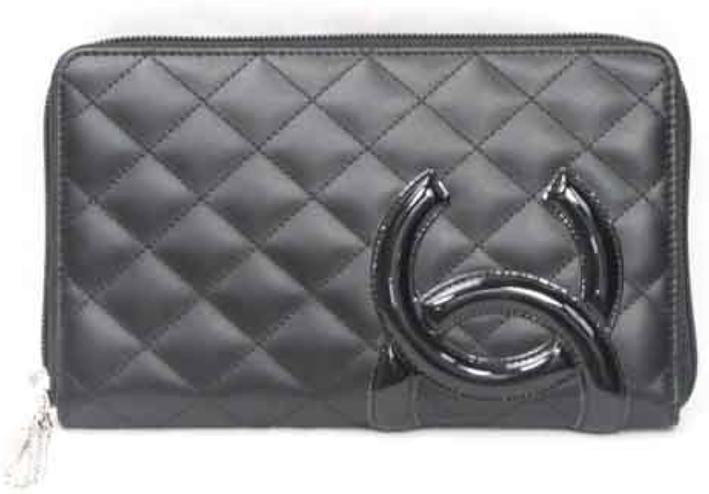 Amazon | chanel シャネル ラウンドファスナー 長財布 カンボンライン