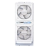 Amazon | 高須産業 ウィンドゥツインファン 同時給排形窓用換気扇