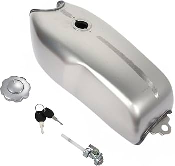 Amazon | one+lifestyle バイク用 燃料タンク 9L 2.4ガロン 未塗装