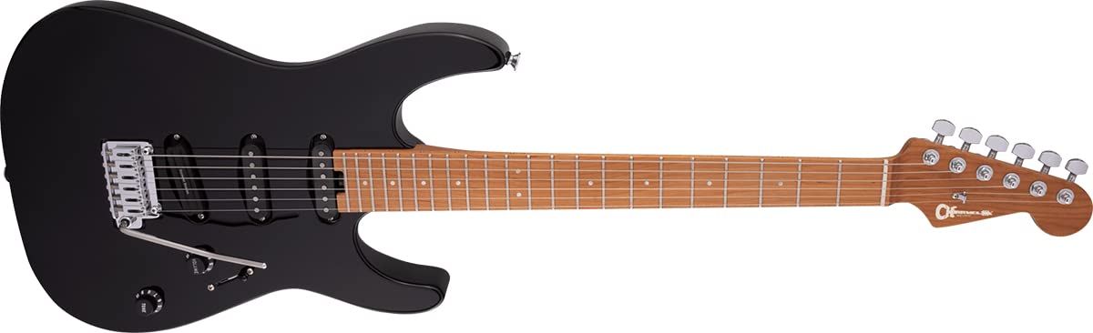 Amazon | Charvel Pro-Mod DK22 SSS 2PT CM, Gloss Black | エレキ