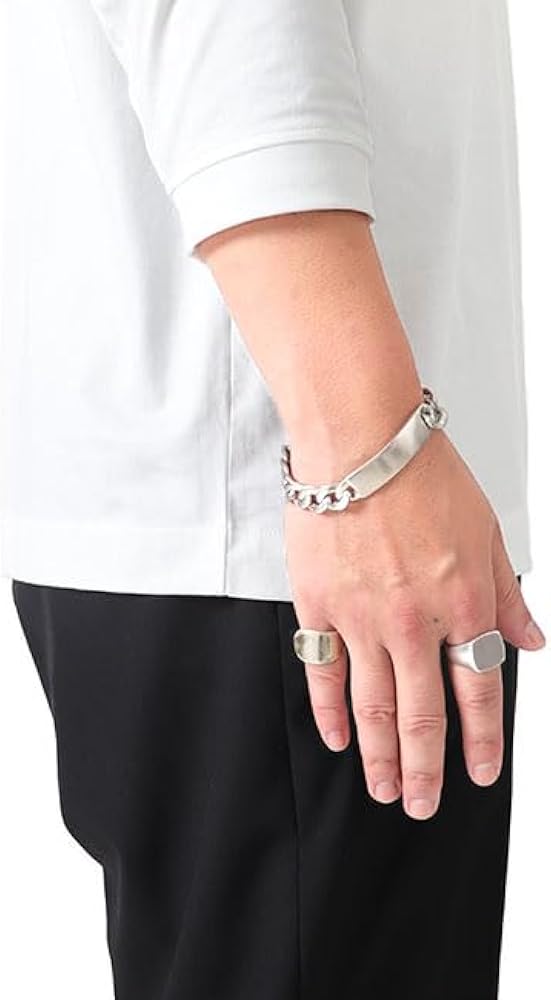 Amazon.co.jp: Maison Margiela メゾンマルジェラ シルバー ID