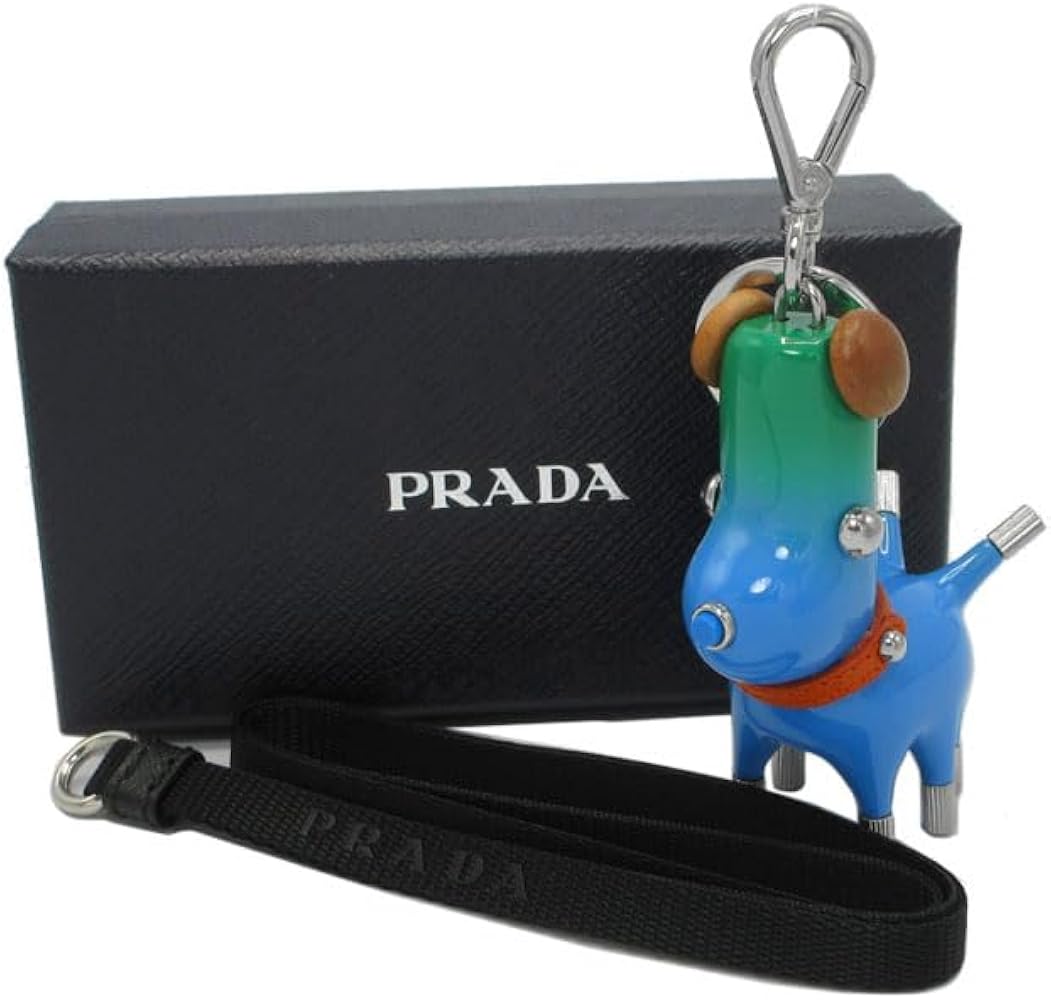 Amazon.co.jp: [Prada] [プラダ] キーホルダー メタル ドッグモチーフ