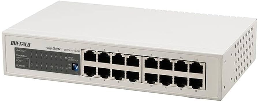 Amazon.co.jp: Buffalo LSW5-GT-16NSR 16-Port Switching Hub Giga LAN