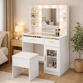 鏡台・ドレッサー(ベッドルーム家具) 通販 | Amazon Home&Kitchen