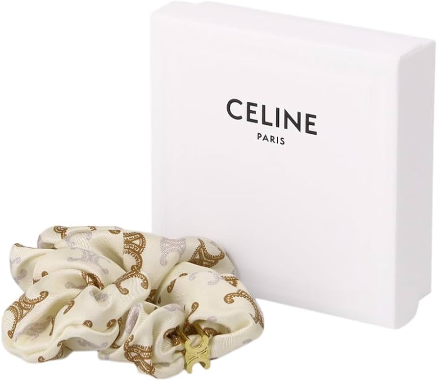 Amazon | [セリーヌ] ヘアアクセサリー シュシュ ヘアゴム トリオンフ