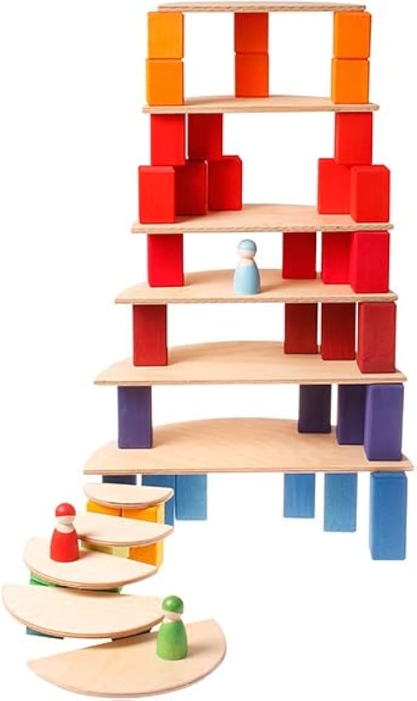 Amazon | GRIMM'S グリムス 半円盤・ナチュラル GM10676 | 積み木