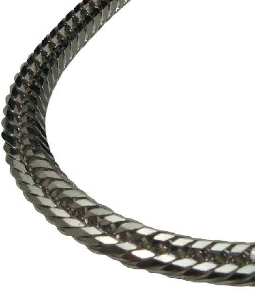 Amazon | [T TRIDEA JEWELRY] SV925 シルバー 12面 トリプル 喜平