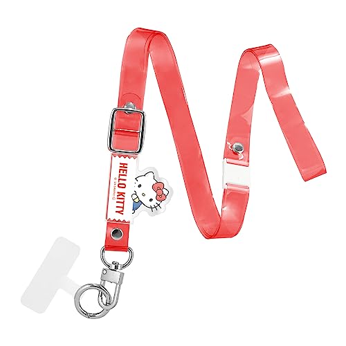 d*2様 ハローキティ センチメント 根つきストラップ クリア キューブ