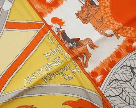 Amazon | [エルメス] スカーフ H002867S11 ソルド カレ ツイル シルク