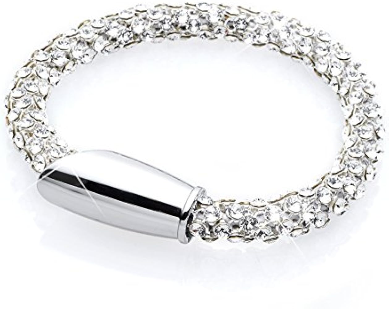 Amazon | [#LUV] ブレスレット7mm ホワイト ハッシュタグラブ(18