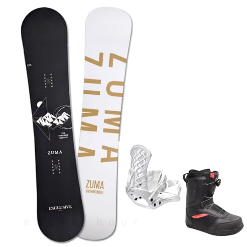 57美品❗️超豪華❗️RIDE×ZUMAメンズスノーボードセット☆149cm+ビン