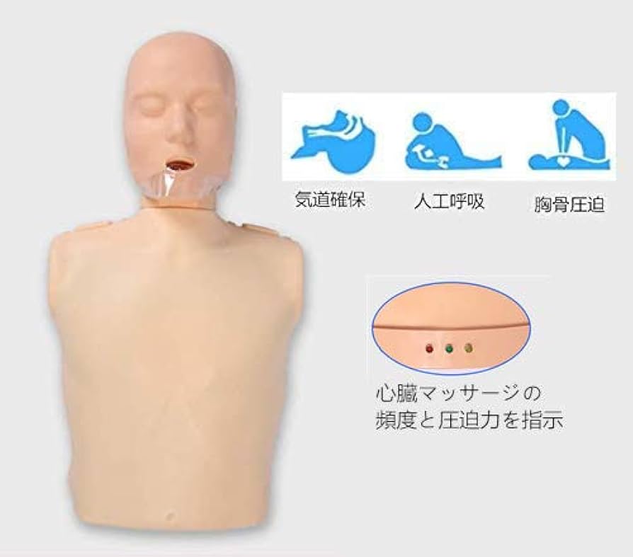 Amazon | 心肺蘇生トレーニングモデル CPR訓練シミュレータ 評価型