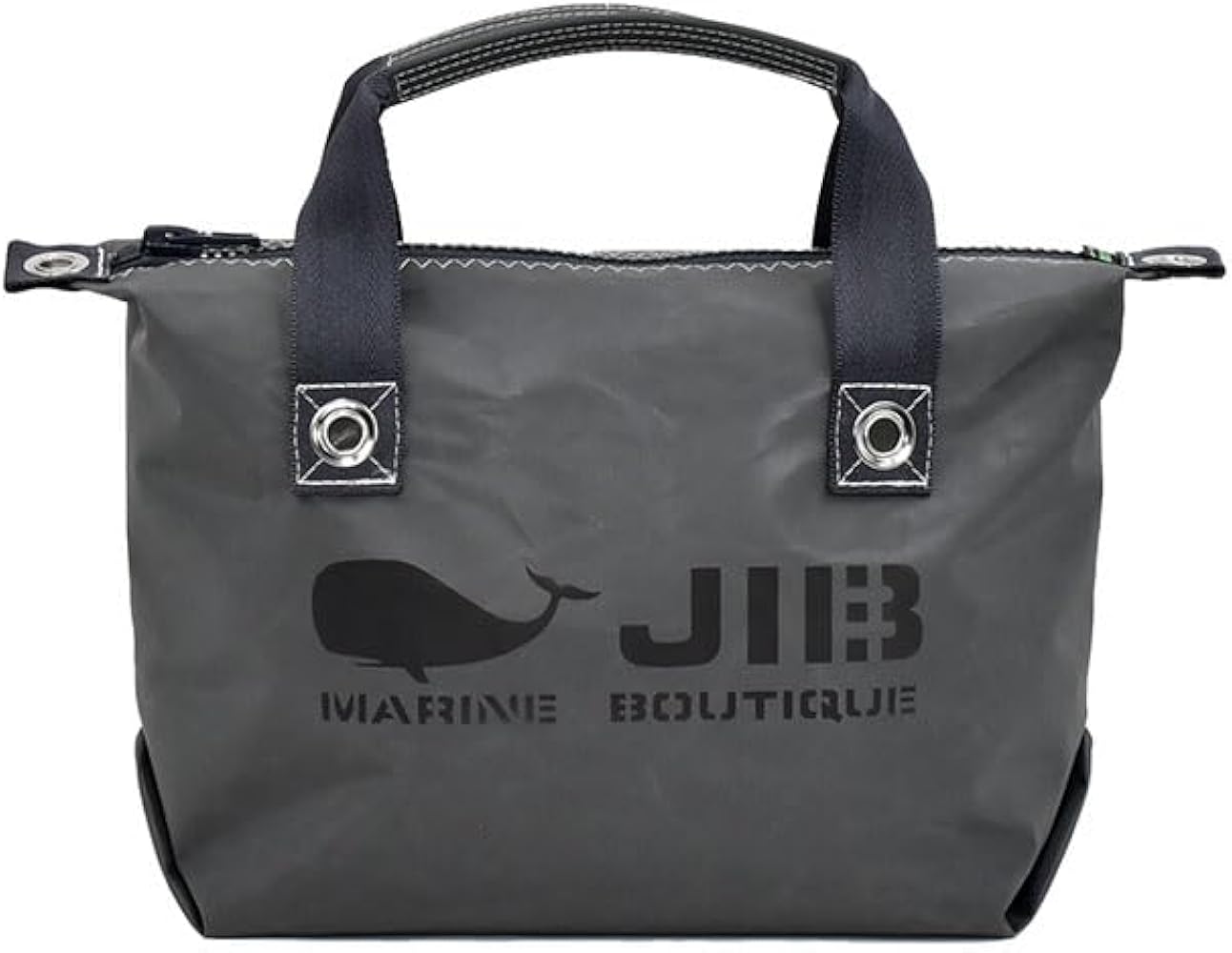 Amazon | [ジブ] ファスナートートバッグ チャコールグレー (S