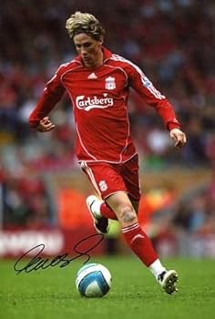 Amazon.co.jp: フェルナンドトーレス リバプール 直筆サイン フォト