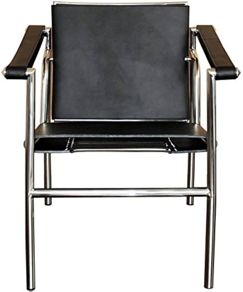 Amazon｜LC1スリングチェア レザー仕様 色ブラック ルコルビジェによる