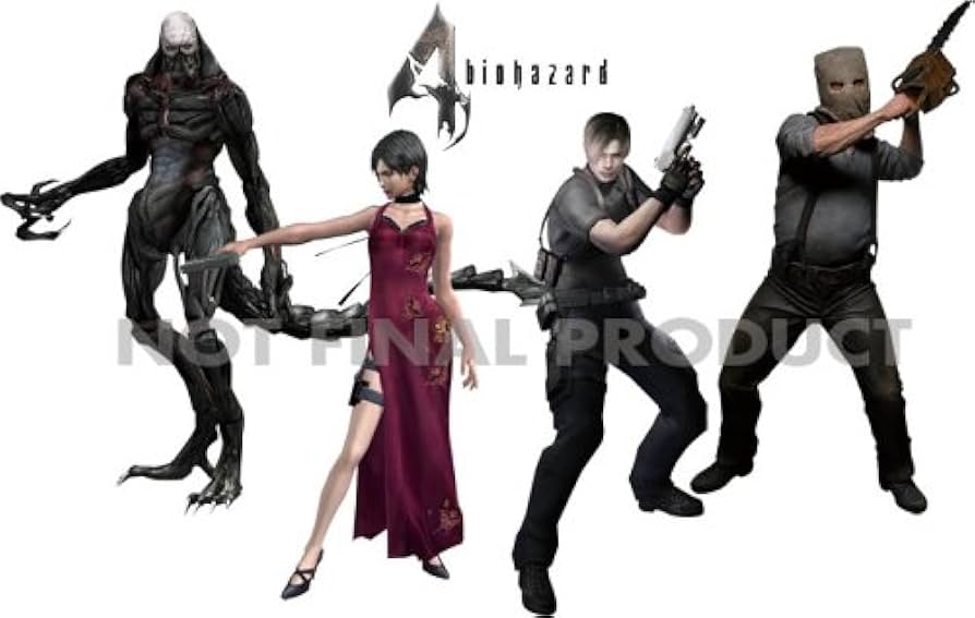 Amazon | biohazard4 - Action Figures Set of 4 | フィギュア・ドール