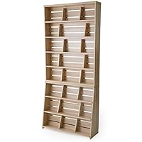 Amazon｜LOWYA ロウヤ 本棚 収納棚 漫画収納 大容量 スリム おしゃれ