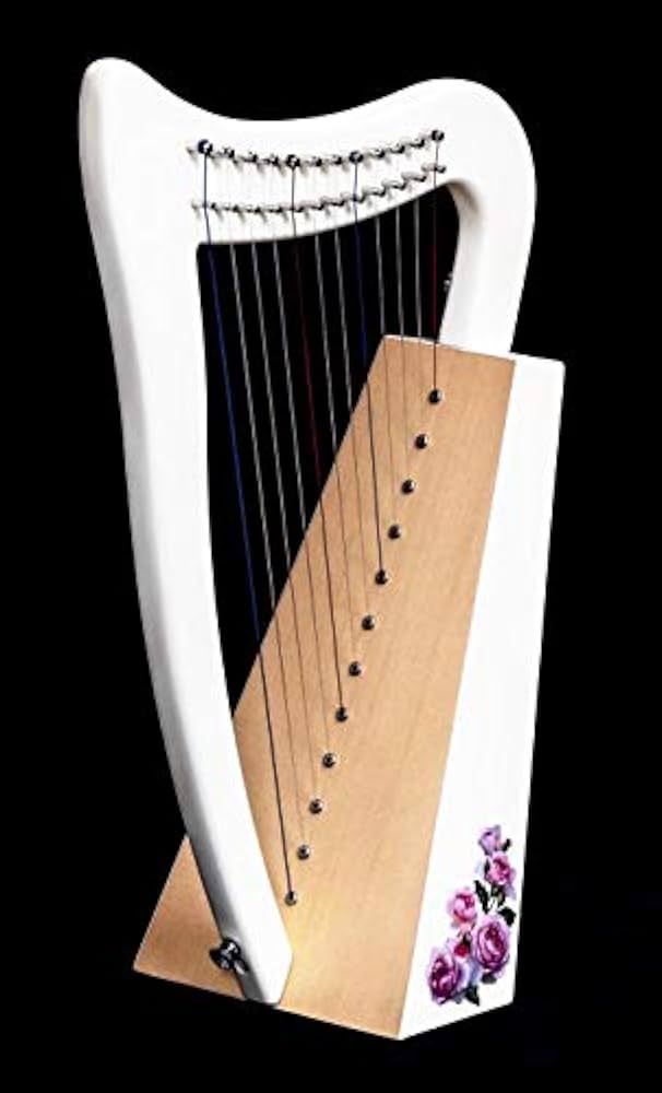 Amazon.co.jp: Grace Harp ベイビー ハープ ローズ ストラップ付 12弦