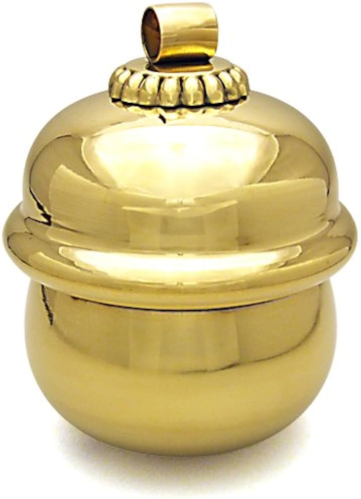 Amazon｜仏壇屋 滝田商店 本坪鈴 4寸(横巾直径12cm×総高15cm)◇お宮