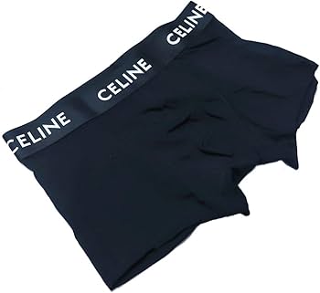 Amazon.co.jp: 名東セリーヌ ボクサーパンツ ロゴ ブラック 2Z055157N