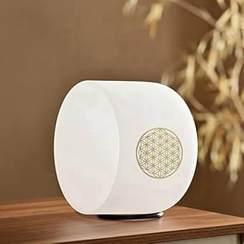 Amazon.co.jp: Haskoss 528HZ 8インチ 生命の花クリスタルシンギング