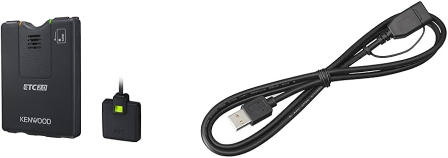 Amazon | 【セット買い】ケンウッド 彩速ナビ連動型ETC2.0車載器 ETC