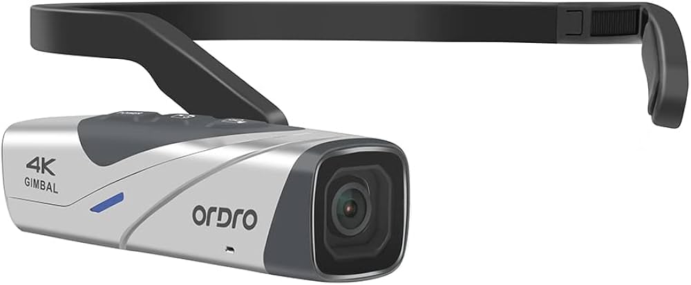 Amazon | ORDRO EP8 最新型 Vlog 4K ビデオカメラ ウェアラブル式