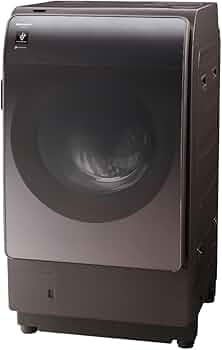 Amazon.co.jp: Sharp ES-X11B-TR Drum Hybrid Washer Dryer, Auto