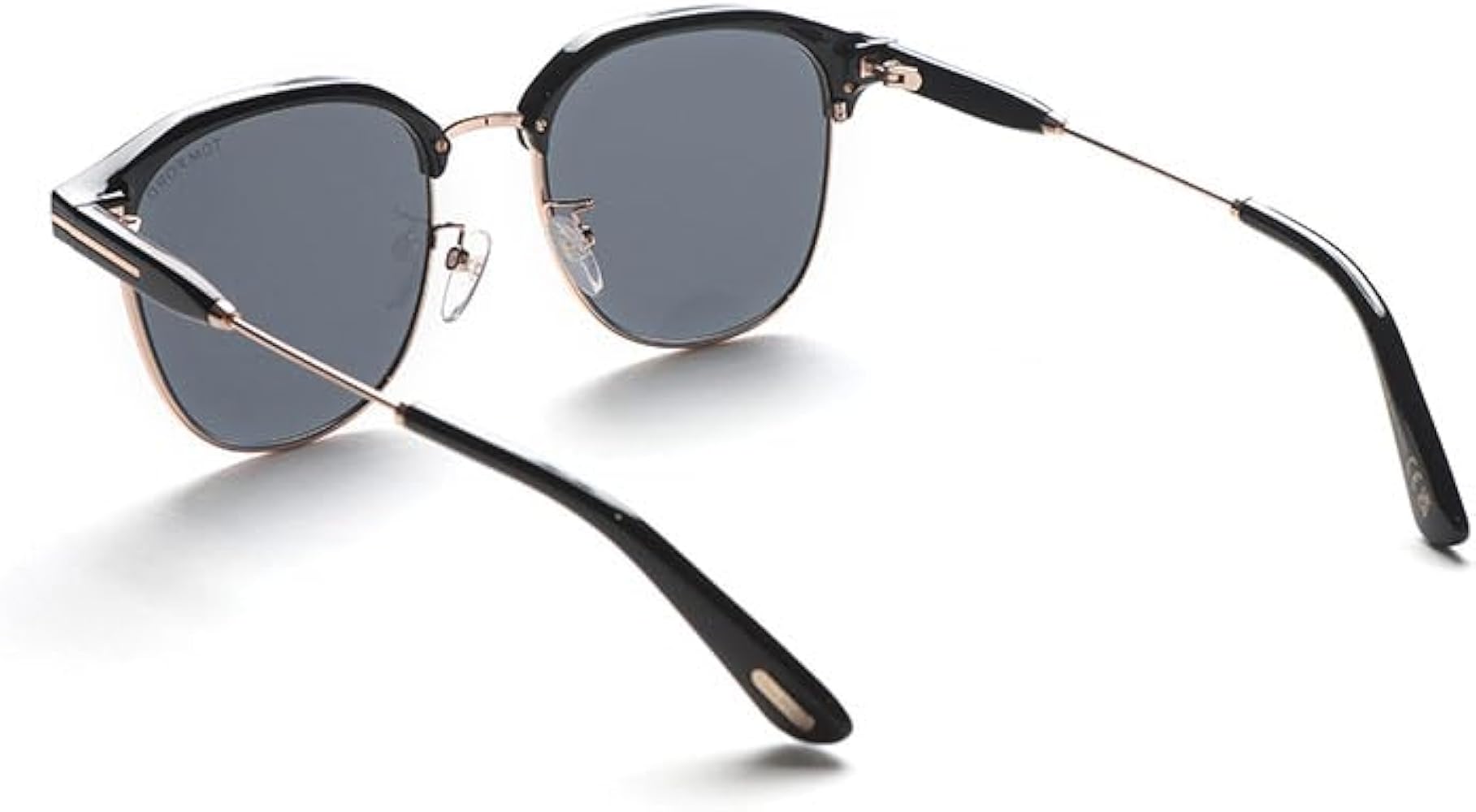 Amazon | (トムフォード) ハーフリム ウェリントンタイプ サングラス