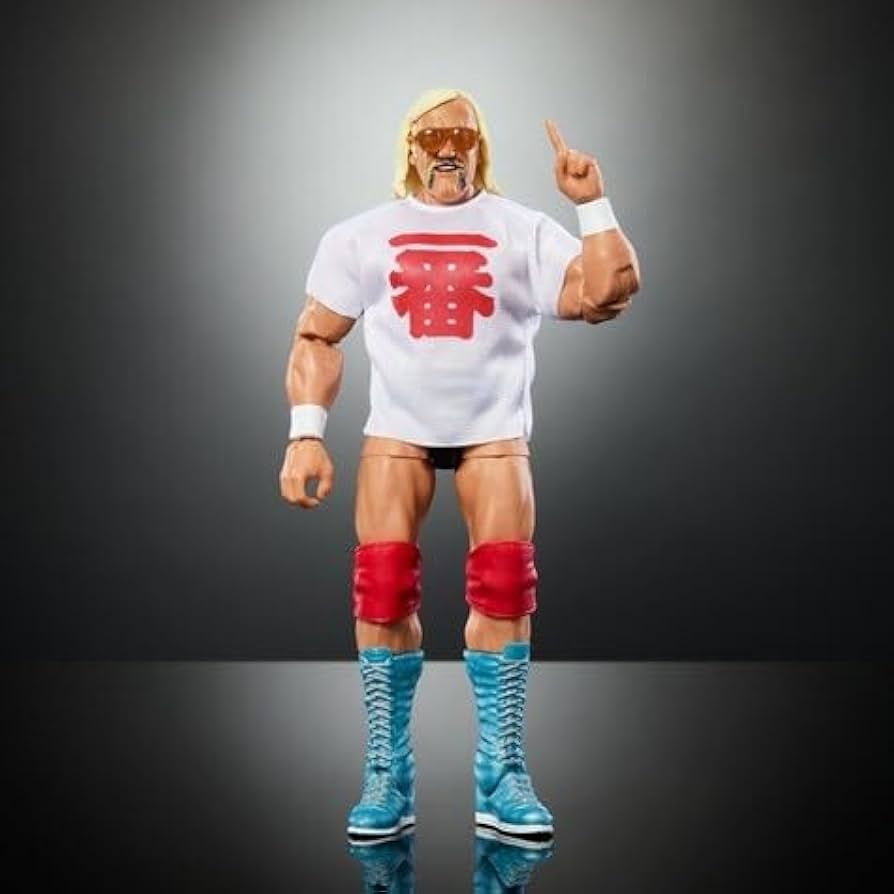 Amazon.co.jp: エリート ハルク ホーガン 一番 青ブーツ 赤サポーター