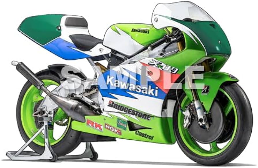 Amazon.co.jp: Kawasaki X-09 Motorcycle Graphic Framed Interior