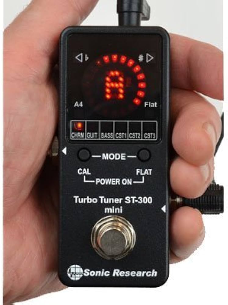 Amazon.co.jp: Sonic Research ST-300 Mini Stompbox Strobe Tuner