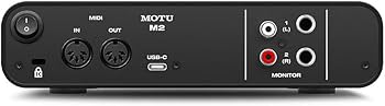 Amazon.co.jp: MOTU M2 2in 2out USBオーディオインターフェース 国内