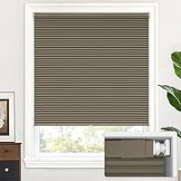 Amazon｜LazBlinds コードレスセルラーシェード 工具不要 穴あけ不要