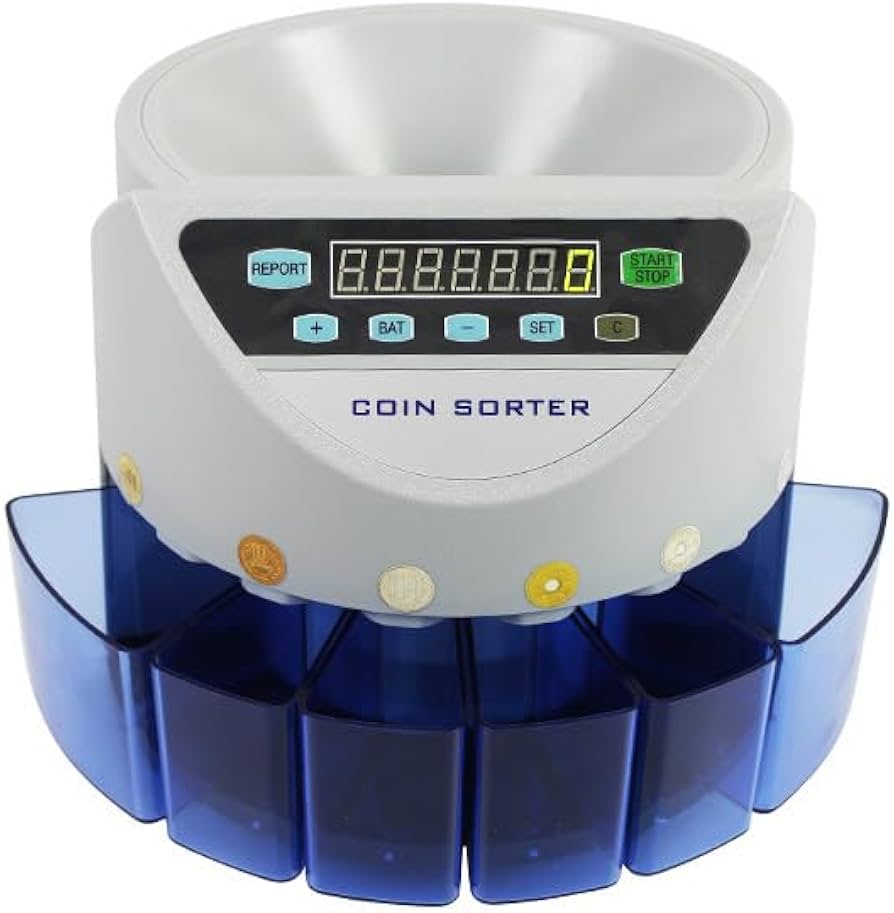 Amazon.co.jp: コインカウンター 日本硬貨選別計数機 日本語表記 簡単