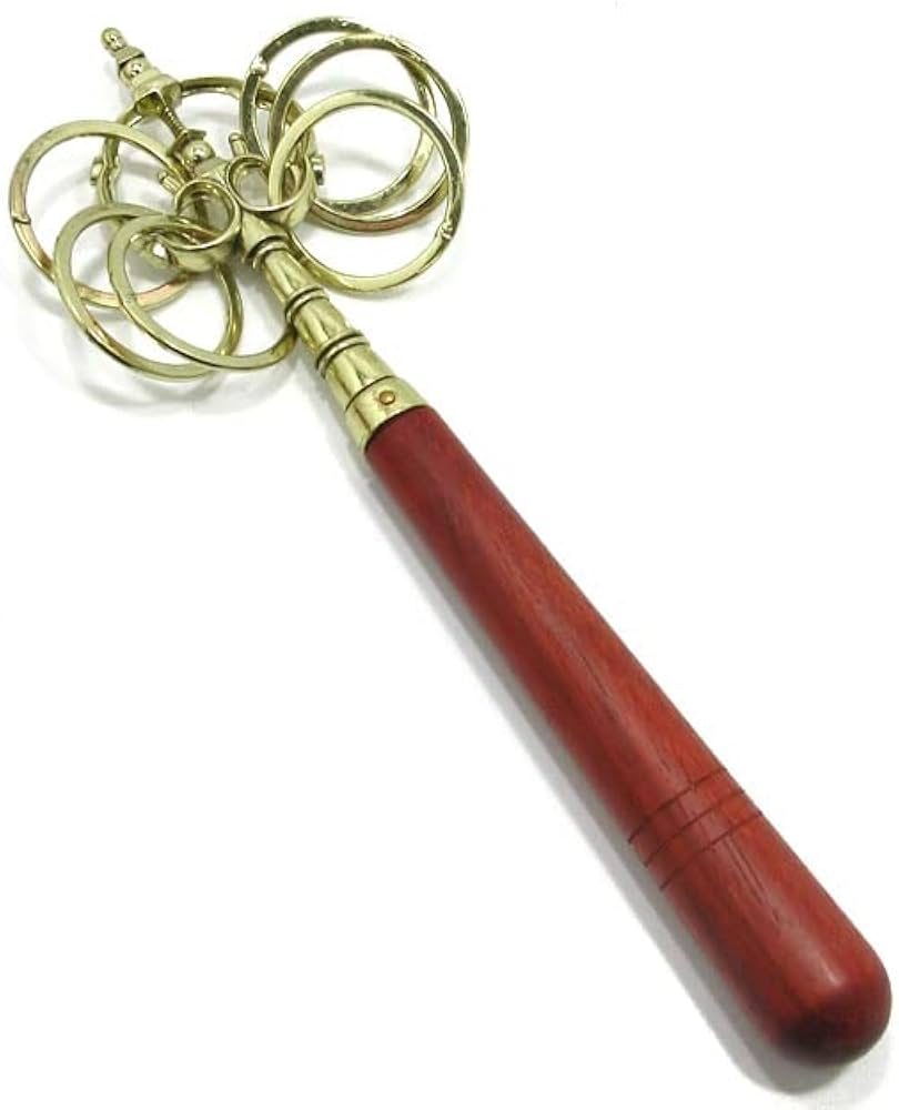 Amazon.co.jp: 錫杖 しゃくじょう 密教法具 禅杖 法杖 長さ約25