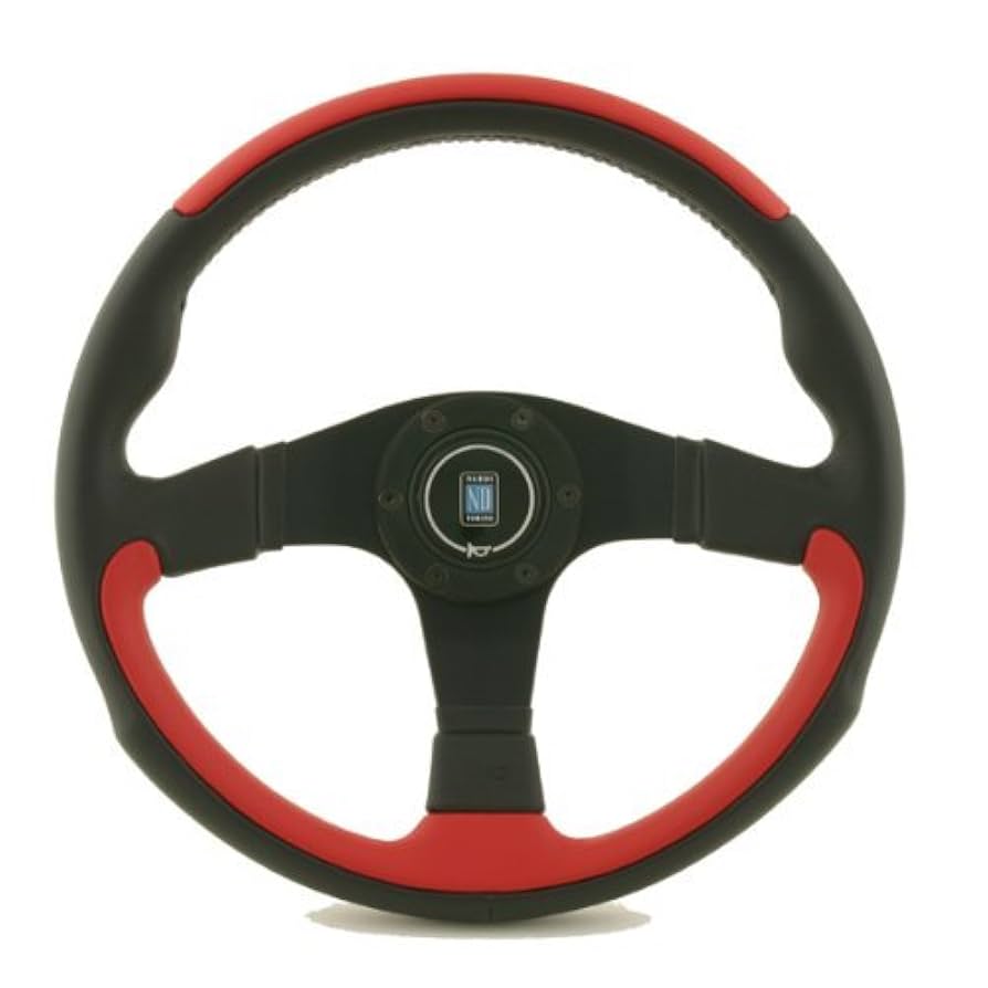 ナルディ14インチカーボンファイバースタイルスポーク、レッドステッチ