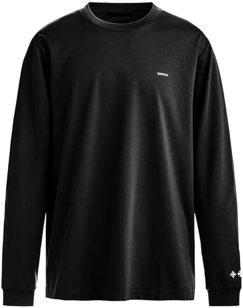 Amazon | [タトラス] SICADO シカード ロゴ ロンT 8196-M 黒 白 長袖T