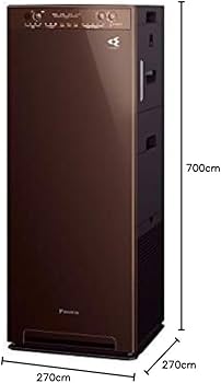 Amazon | ダイキン 加湿ストリーマ 空気清浄機 スリムタワータイプ