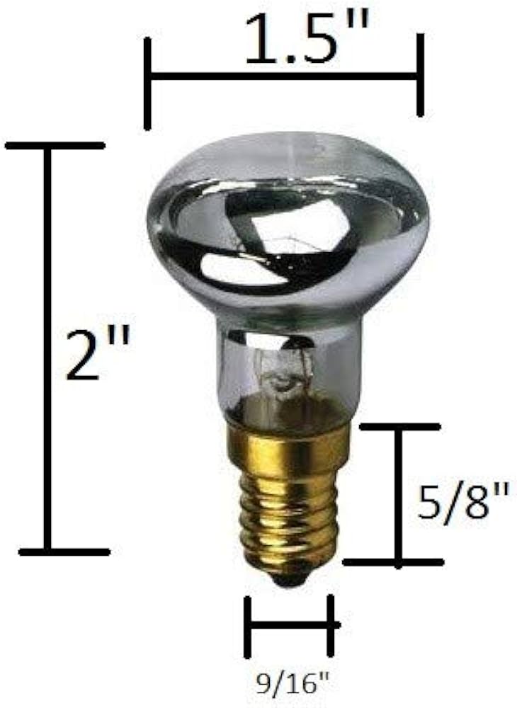 Set of 3 R39 E17 Replacement Light Bulb Motion Lamp 30 Watt