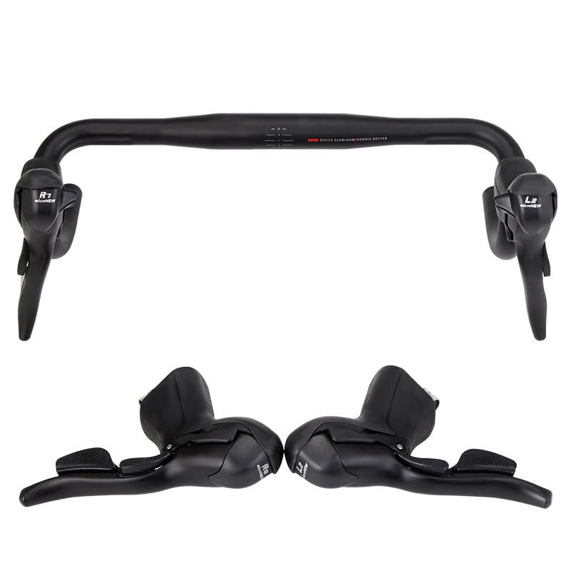 Amazon.co.jp: microNEW自転車 左右変速機シフトレバー-シフトブレーキ