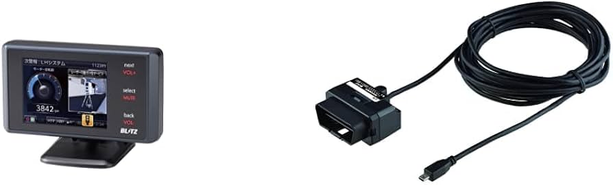 BLITZ レーダー探知機 TL241R OBD2アダプター付き！ BLITZ レーダー