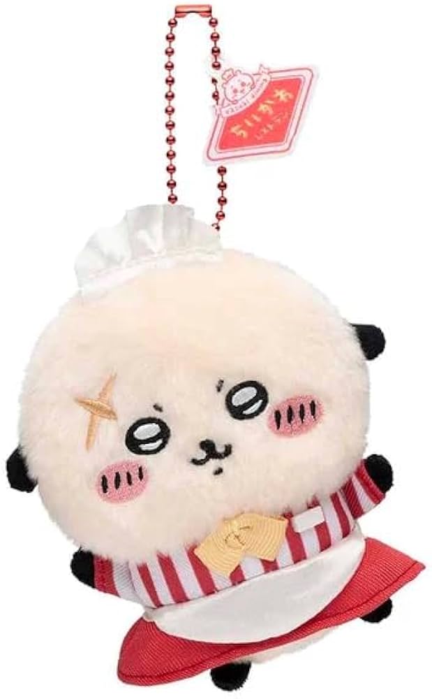 Amazon.co.jp: ちいかわレストラン ホール担当なマスコット ぬいぐるみ