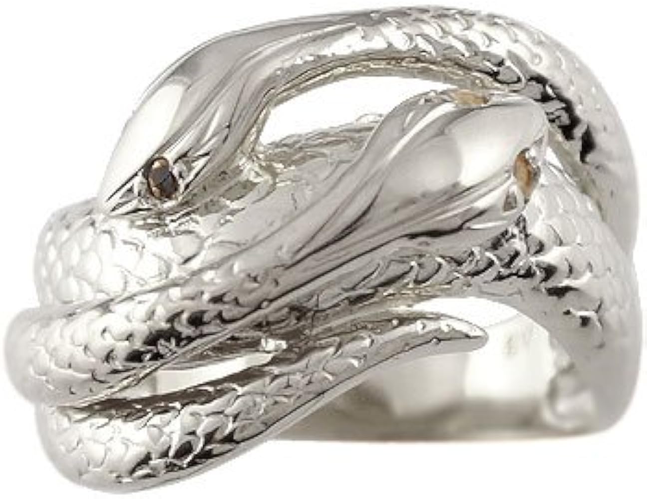 Amazon | [かざり屋] 指輪 スネークリング 双頭の蛇 シルバー925 蛇