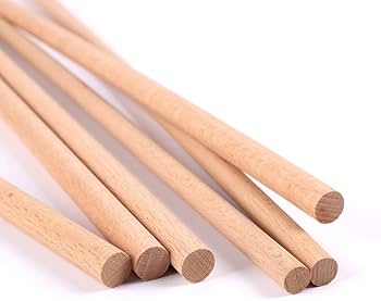 Amazon.co.jp: 丸棒材 米ヒバ 丸棒 欅 丸棒 欅の丸棒 直径18MM 長さ