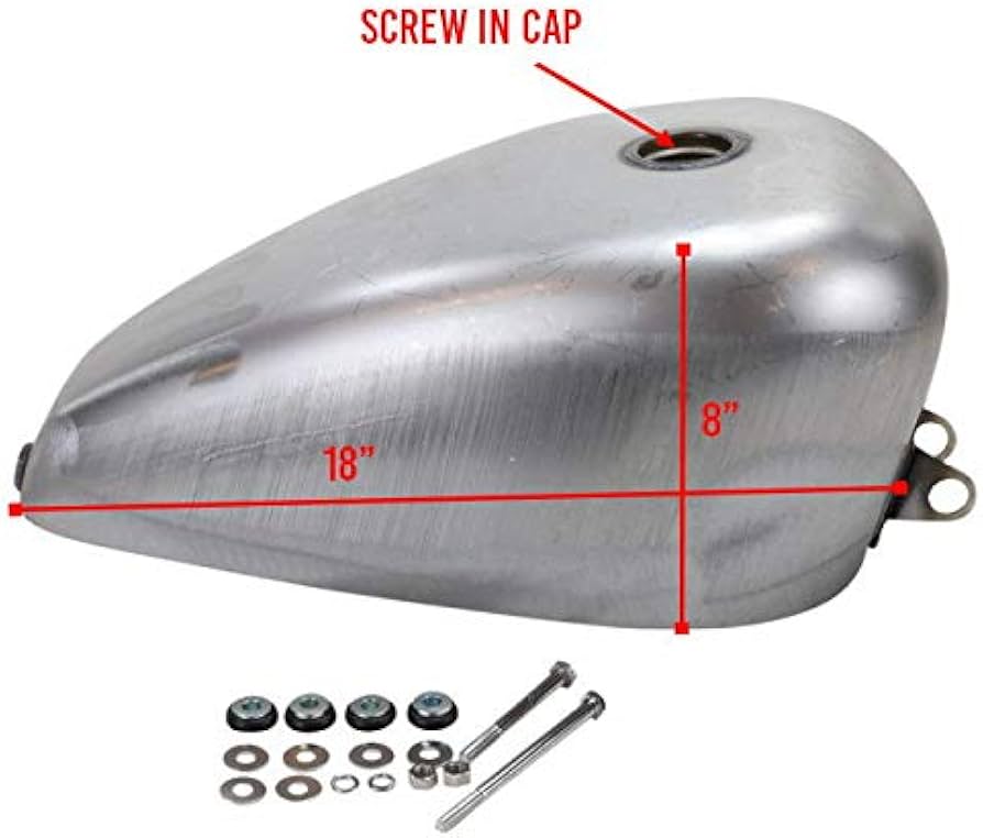 Amazon | ラバーマウント 3.1ガロン スポーツスターキングタンク 1995