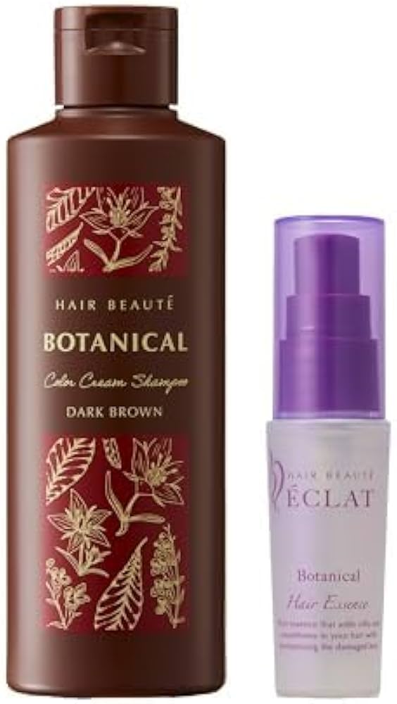 Amazon | 【セット】ボタニカルカラークリームシャンプー ダーク